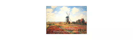 Claude Monet - Tulpenfeld | Kunstkarte