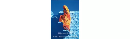 Indian Lady | Foto Postkarte