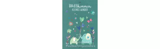 Kleines Wunder | Little Greetings Midi-Doppelkarte