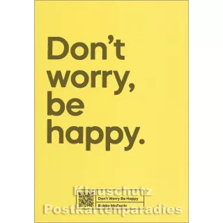 Say it with Songs Doppelkarte - Don`t worry, be happy