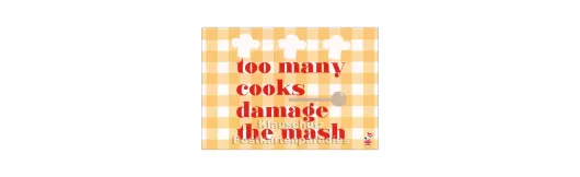 Too many Cooks | DEnglish Postkarte