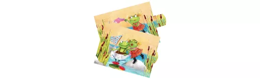 Froschkuss - Lebende Postkarte