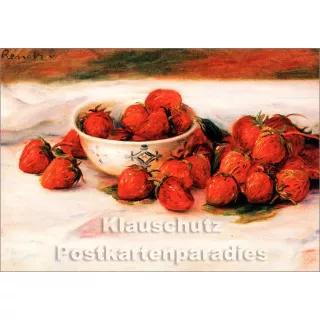 Pierre Auguste Renoir | Erdbeeren | Kunstkarte