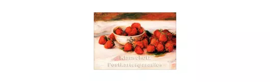 Renoir | Erdbeeren | Kunstkarte