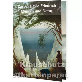 Kunst Postkartenbuch "Mensch und Natur" mit 15 Karten von Caspar David Friedrich - Umschlag