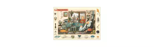 Kuh Lieselotte - Küche | Kinder Postkarte