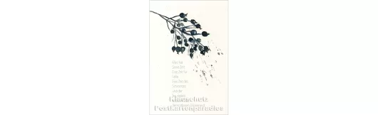 Seine Zeit | Trauerkarte "Galerie Jahreszeiten"
