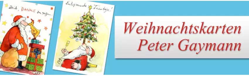 Weihnachstkarten von Peter Gaymann