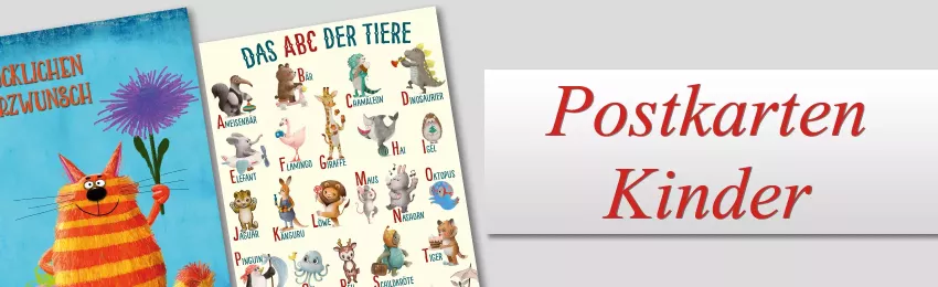 Postkarten für Kinder | Pettersson, Janosch, der kleine Maulwurf ...