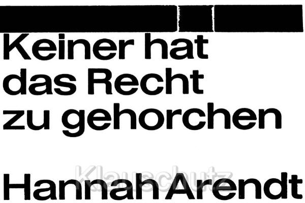 Hannah Arendt Postkarte von Discordia