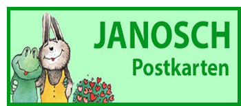 Janosch Postkarten mit dem Bär und dem Tiger
